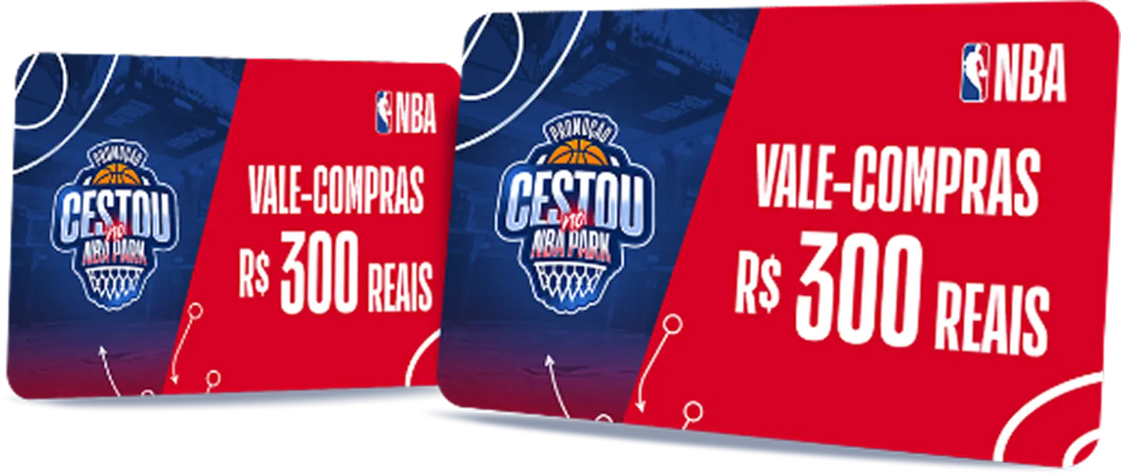 Premiação instantânea na roleta de prêmios da promoção Cestou no NBA PARK