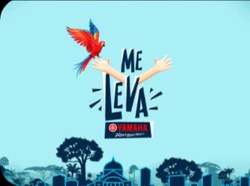 Criação de conceito e identidade visual da campanha de incentivo Me Leva Yamaha